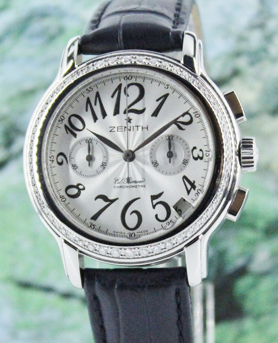 (image for) ZENITH EL PRIMERO STAINLESS STEEL AUTOMATIC CHRONOGRAPH / 16.1230.4002